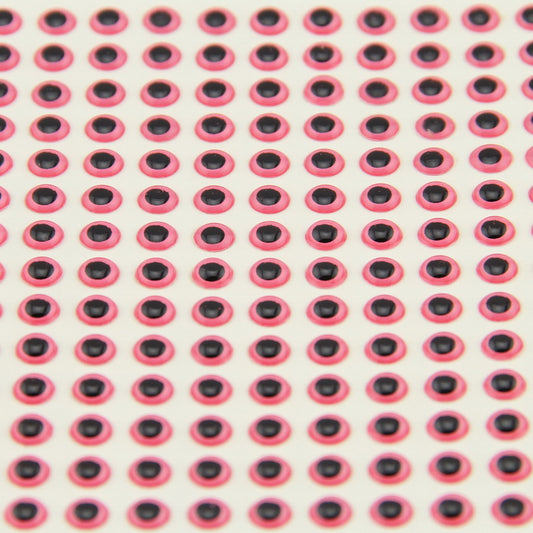 Fisheyes 3D - Pink - 6mm - 196 pcs