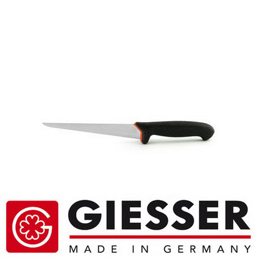 Giesser Filleting knife PRO softgrip 18cm hard black