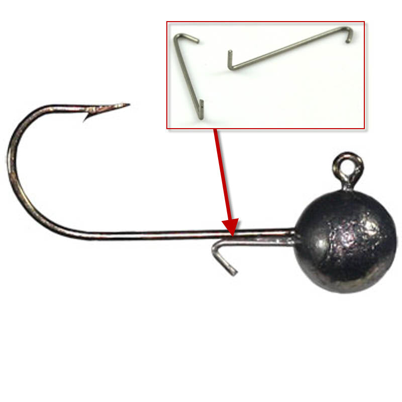 Jighead Wire Keepers Stainless Steel 100pcs