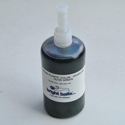 Liquid Plastic Color - Sparkling - Olive Green