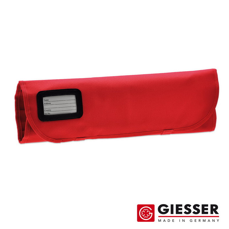 Knife storage roll empty 7 compartiments - Red