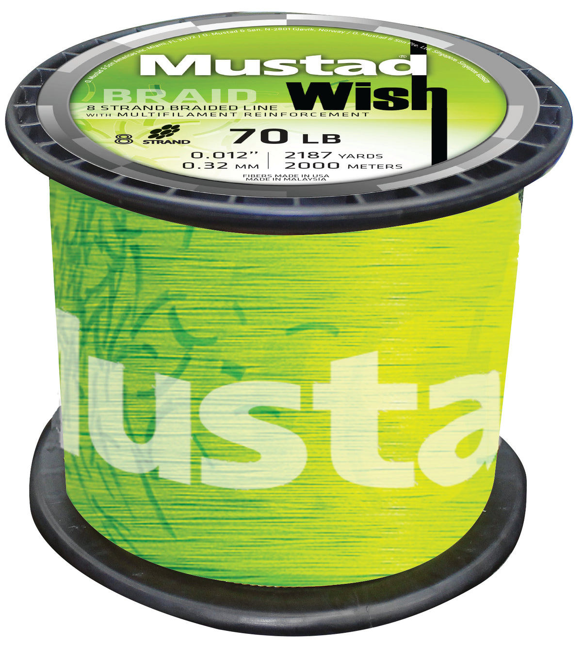 Mustad Wish Braided Line 8-strand – Bright Baits Belgium