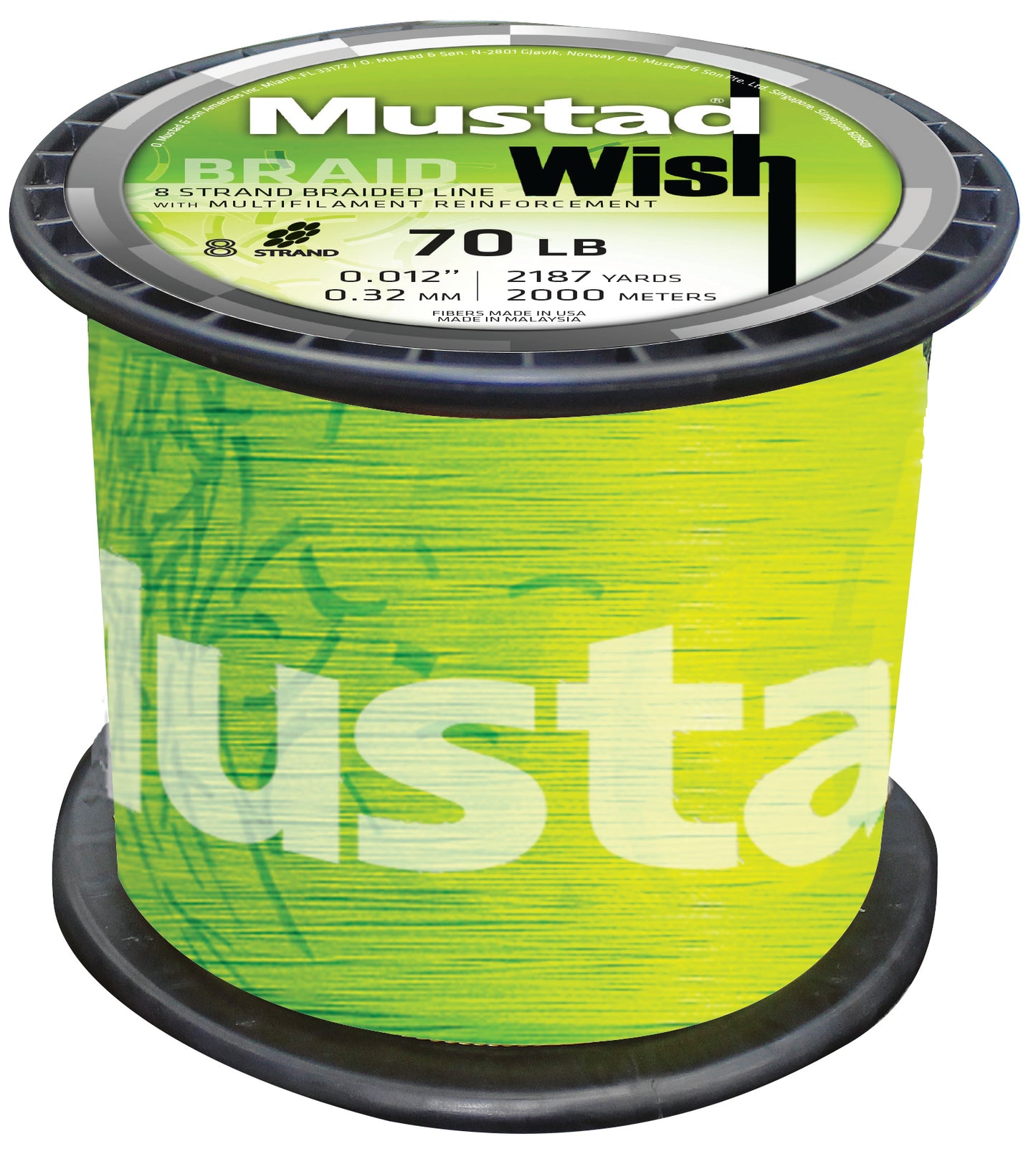 Mustad Wish Braided Line 8-strand