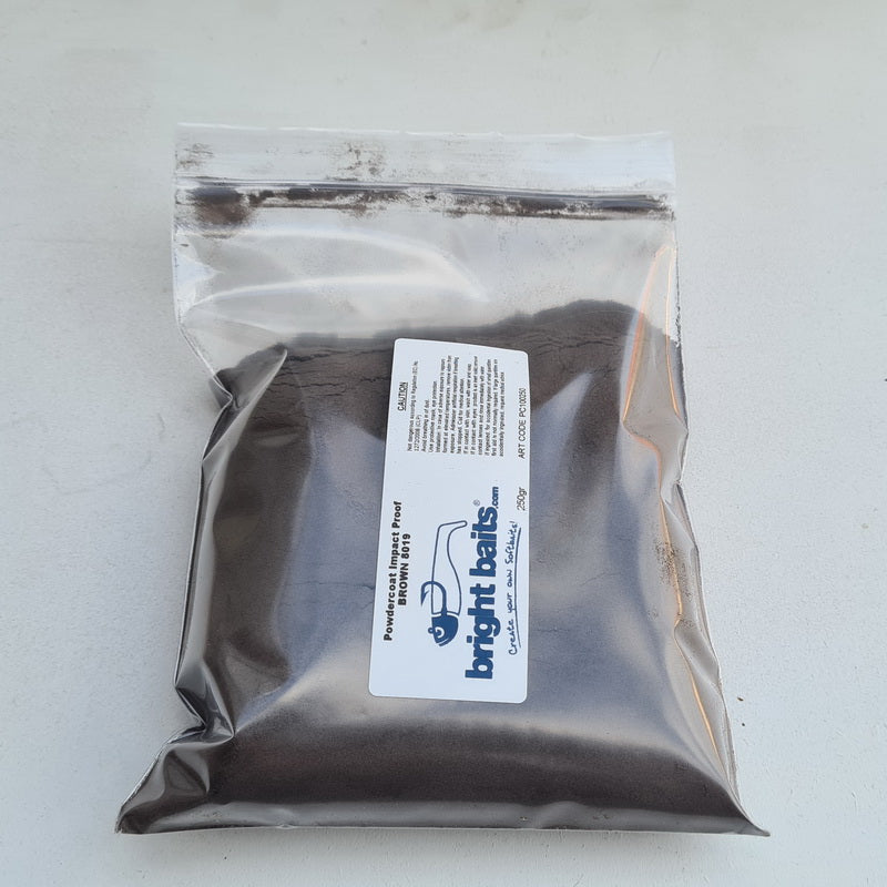 Powdercoating Impact Proof Brown RAL8019