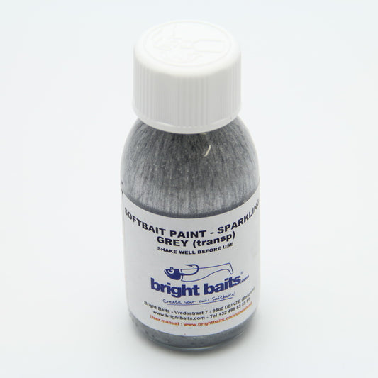 Softbait Paint - Sparkling - Silver Transparent